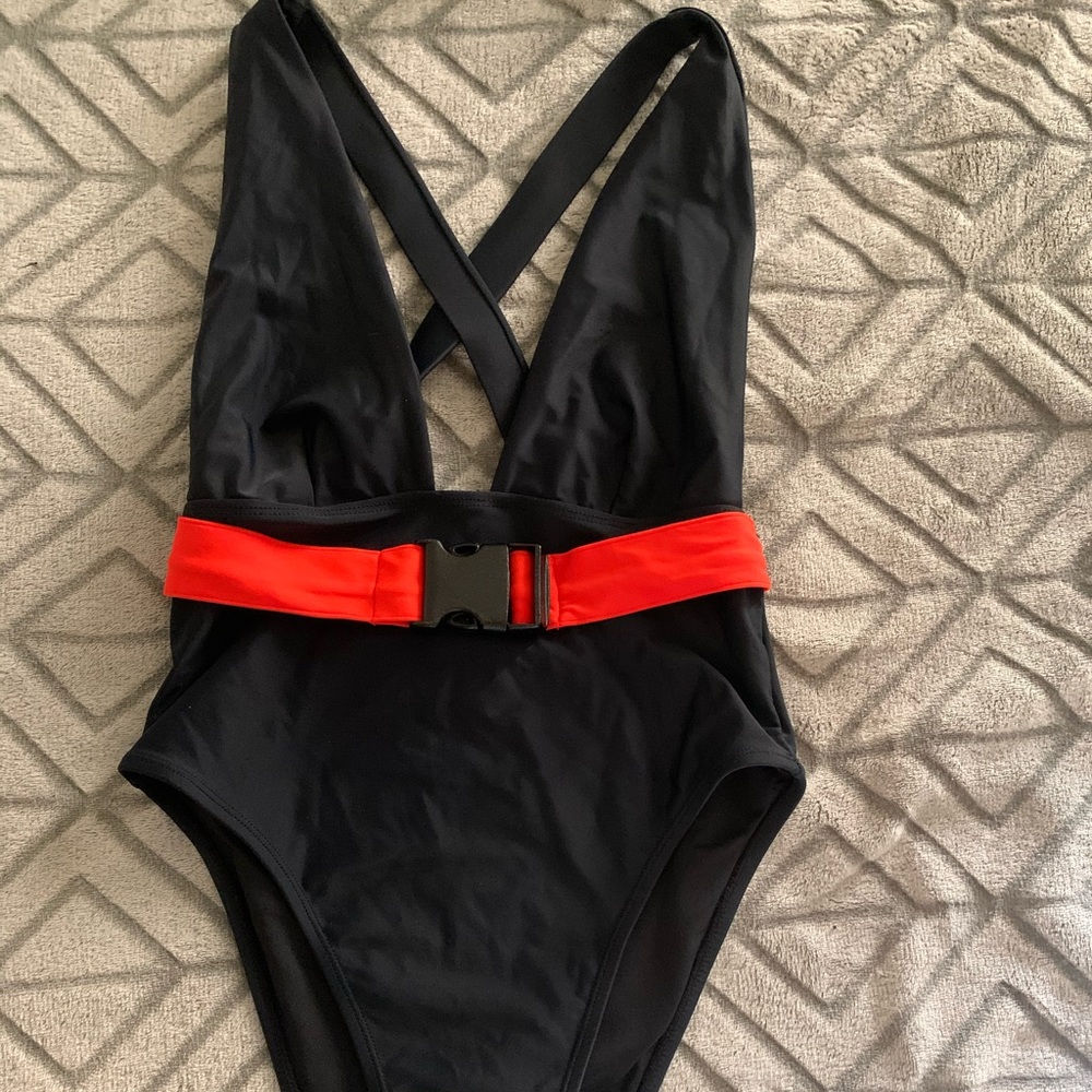 One piece bathing suit